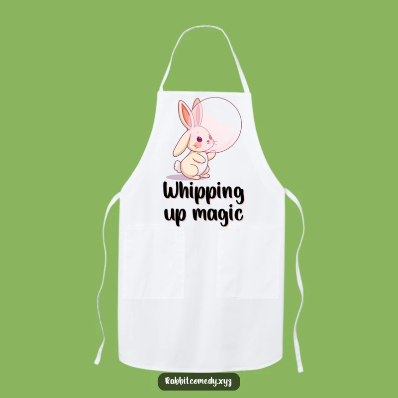 Funny Baker's Bubble Apron, Rabbit Floppy Ear Fun, Humorous Kitchen Gift