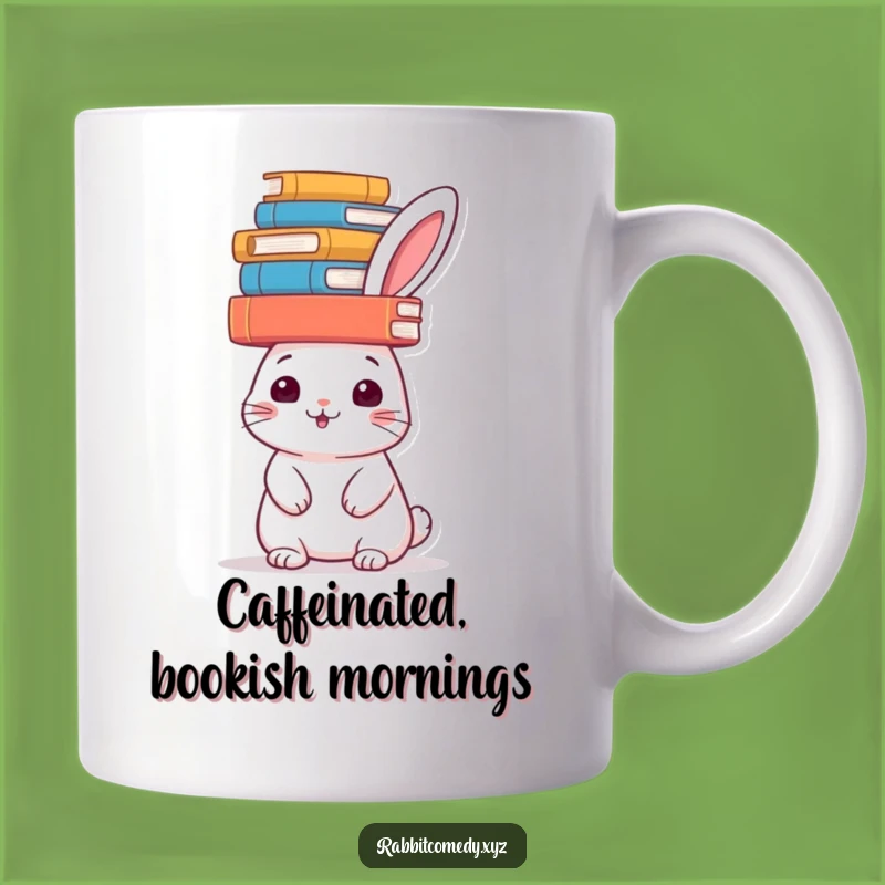 Funny Bookworm Rabbit Mug: The Perfect Funny Gift for Smarty Pants!