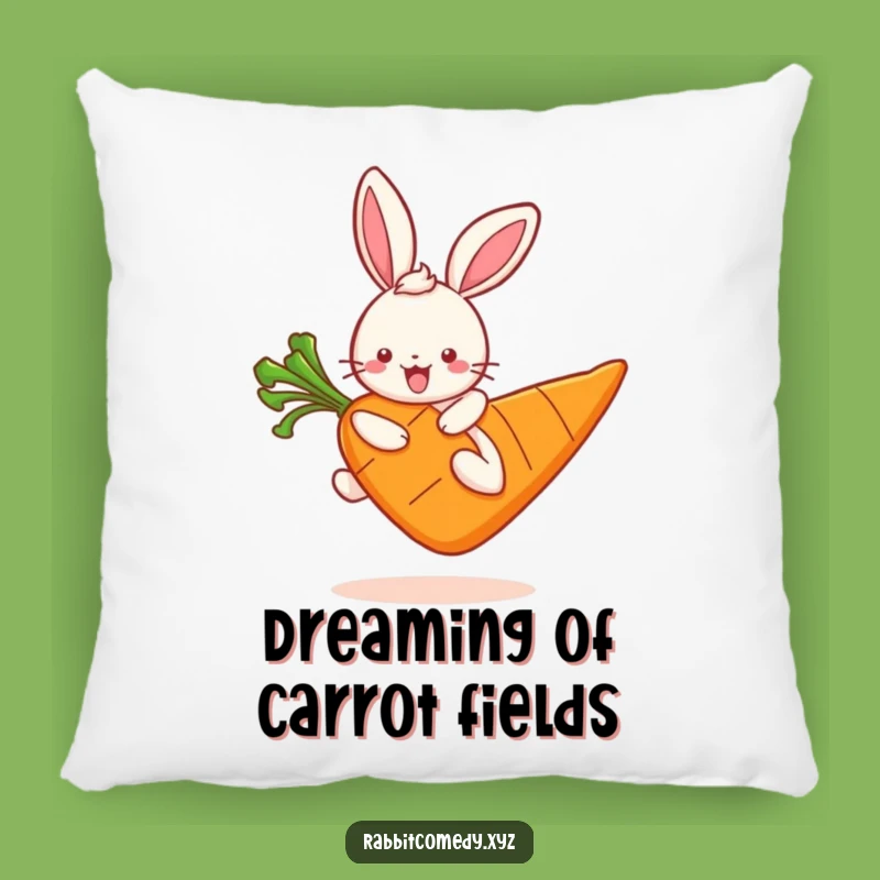 Funny Kawaii Rabbit Carrot Cuddle Pillow: Snuggle Up with Cute Excitement