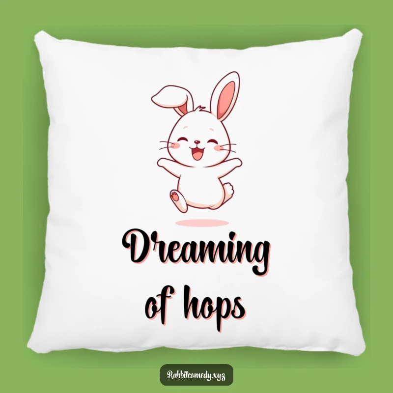 Funny Rabbit Cozy Hop Pillow: Cute Character Cushion for Sweet Dreams