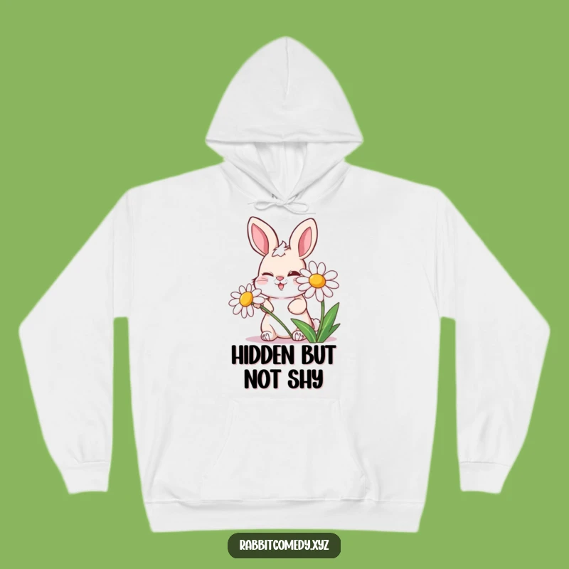 Funny Mischievous Rabbit Hoodie, Cozy and Hilarious Wear for Playful Souls