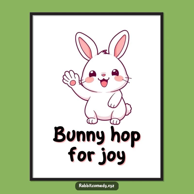 Free Printable Kawaii Rabbit Wall Art: Cute Downloadable Decor for a Cheerful Space