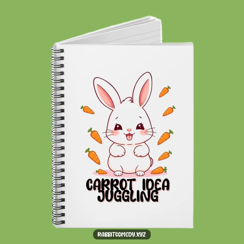 Funny Kawaii Rabbit Carrot Tricks Notebook: Jot Down Your Playful Ideas