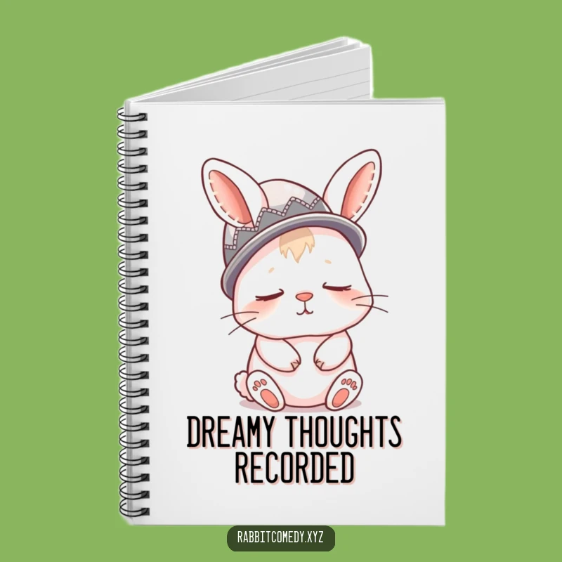 Funny Sleepy Rabbit Notebook, Hilarious Journal for Your Thoughts
