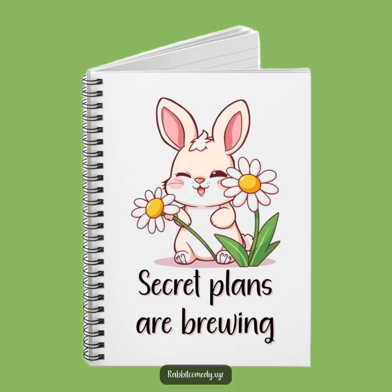 Funny Mischievous Rabbit Notebook, Hilarious Journal for Your Secrets