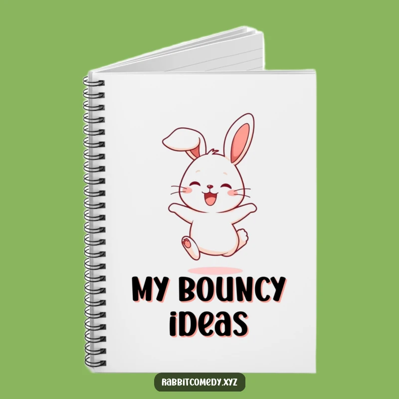 Funny Rabbit Happy Thoughts Notebook: Character Journal for Joyful Ideas