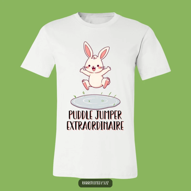 Funny Determined Rabbit T-Shirt, Motivational Tee for Overcoming Obstacles